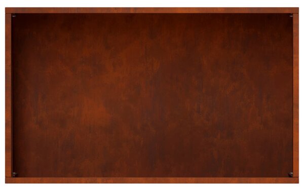 Kerti cserép Rozsdás 50 x 30 x 75 cm Időjárásálló Acél