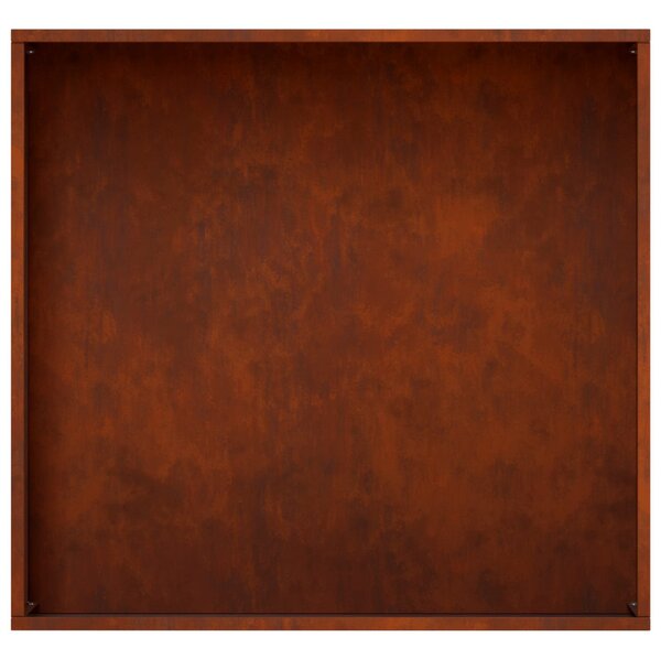 Kerti cserép Rozsdás 50 x 50 x 75 cm Időjárásálló Acél