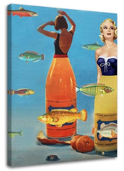 Gario Vászonkép No palackos szoknyában - Lili Chartrand Méret: 40 x 60 cm