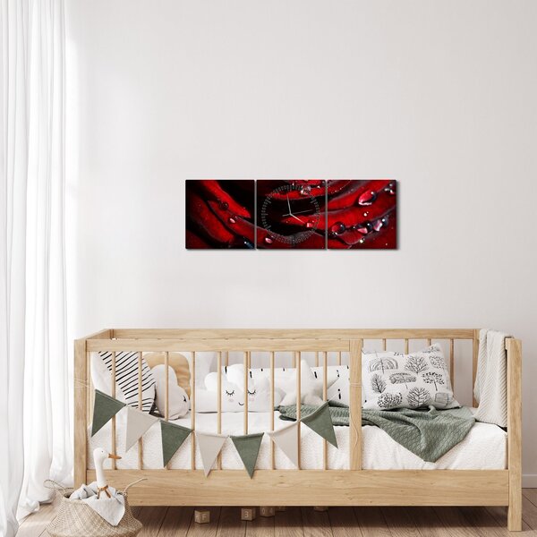 Kép - Rózsa részlete (órával) (90x30 cm)