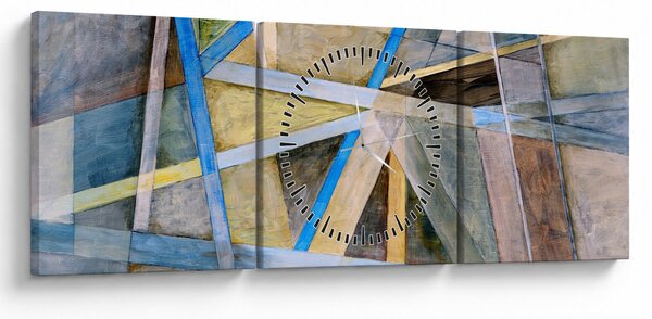 Kép - Absztrakció (órával) (90x30 cm)