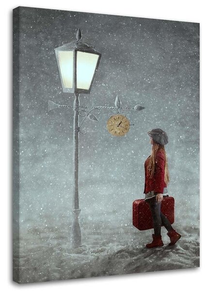 Gario Vászonkép Vándorlás télen - Maryna Khomenko Méret: 40 x 60 cm