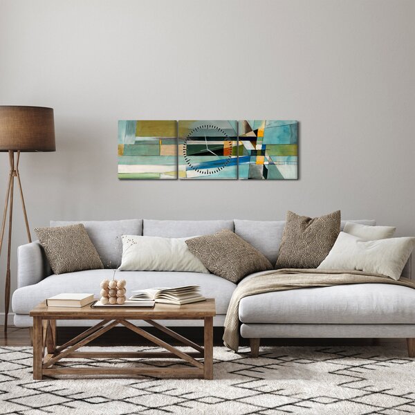 Kép - Absztrakció (órával) (90x30 cm)