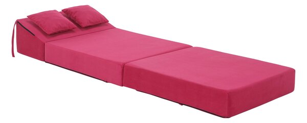 Széthúzható fotel Plantearan (sötét rózsaszín)