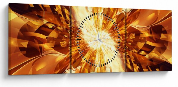 Kép - Absztrakció (órával) (90x30 cm)