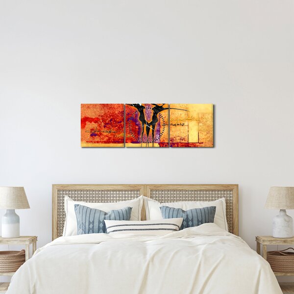 Kép - Afrikai istennő (órával) (90x30 cm)