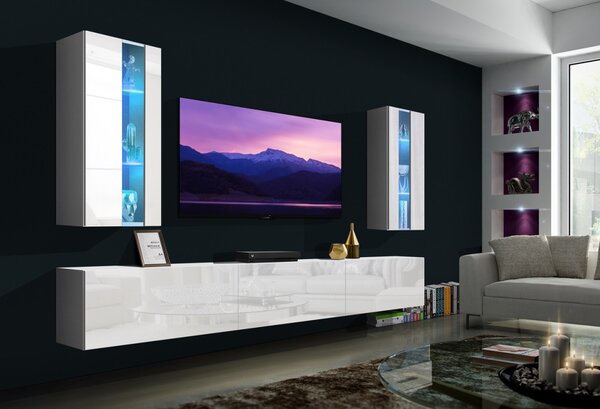 PRINCE CONCEPT 20A MAGASFÉNYŰ FEHÉR NAPPALI BÚTOR (249CM)