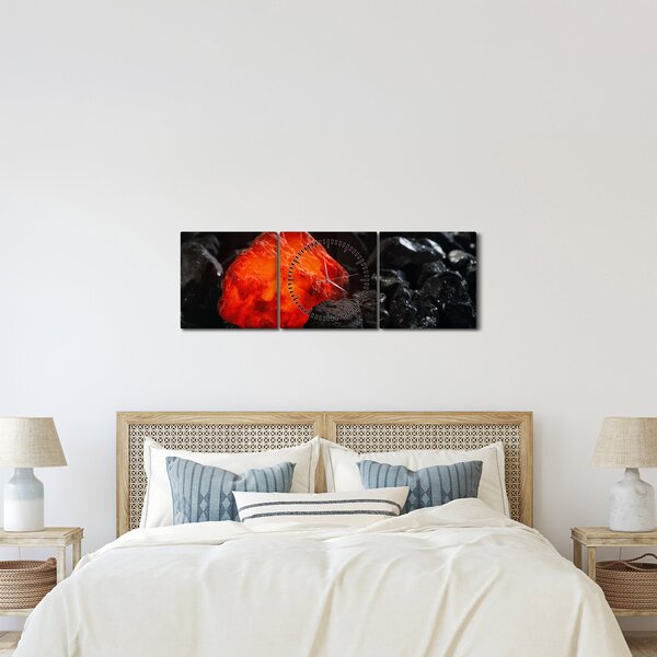 Kép - Izzó ásvány (órával) (90x30 cm)