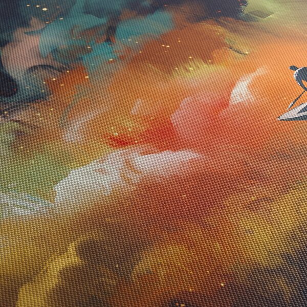 Kép - Az űrben úszó ember (120x50 cm)