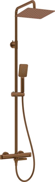 Deante Therm, termosztátos esőztető zuhany kádcsapteleppel, bronz, DEA-NAC_C1HT