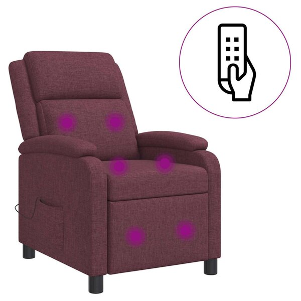 Masszázs Fotel Lila Szövet