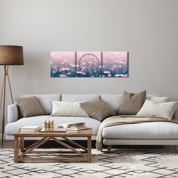 Az erdei növények képe (órával) (90x30 cm)