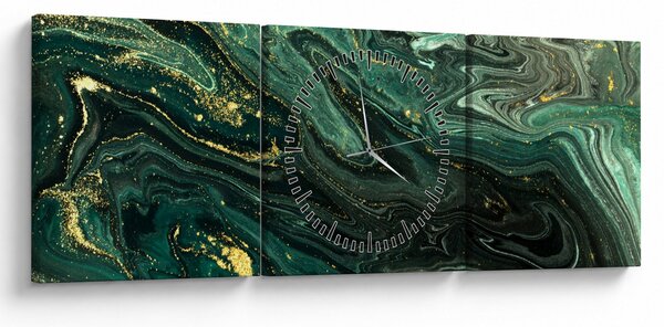 Kép - Zöld márvány (órával) (90x30 cm)