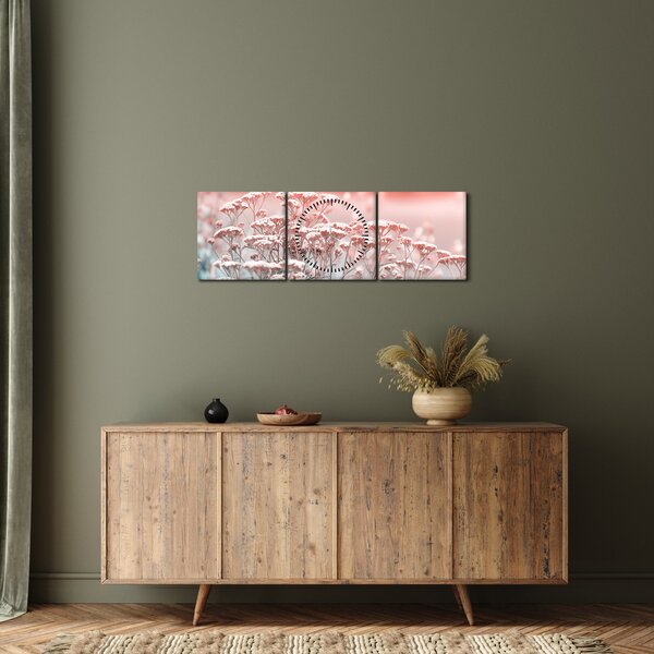 Kép - Réti virágok (órával) (90x30 cm)