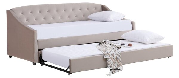 Széthúzható ágy 90 cm Asesorar (barnaszürke)