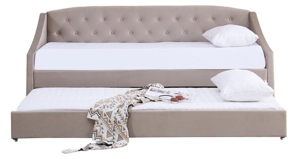 Széthúzható ágy 90 cm Asesorar (barnaszürke)