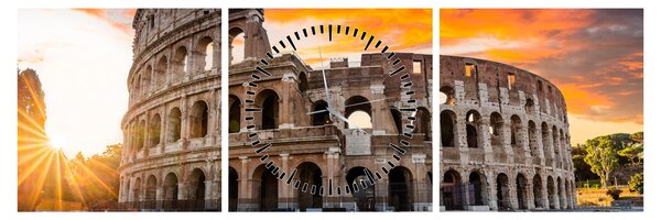 Kép - Colosseum Rómában (órával) (90x30 cm)