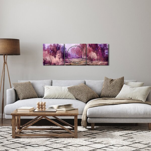 Kép - Őszi tájképfestés (órával) (90x30 cm)
