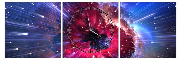 Kép - Az univerzum energiája (órával) (90x30 cm)