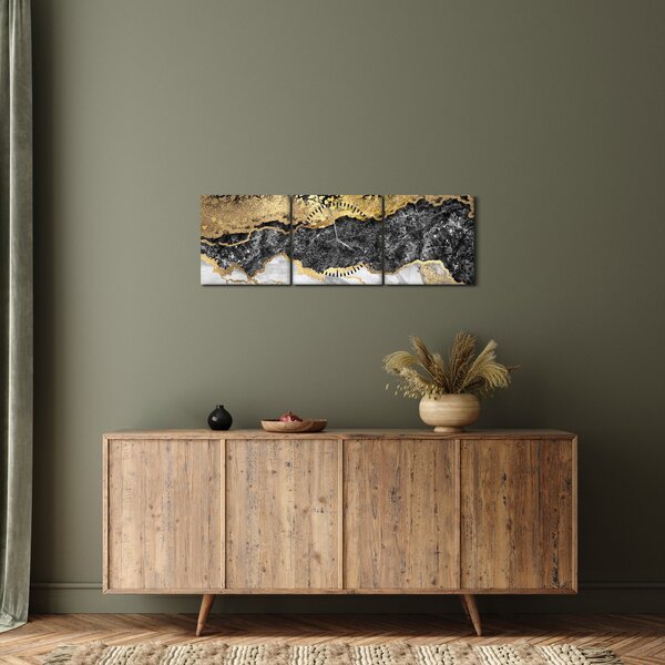 Kép - Márvány (órával) (90x30 cm)