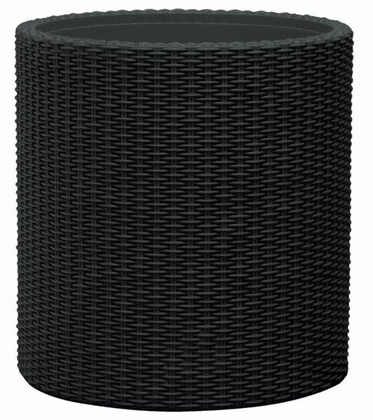 Keter Cylinder L virágcserép, szürke
