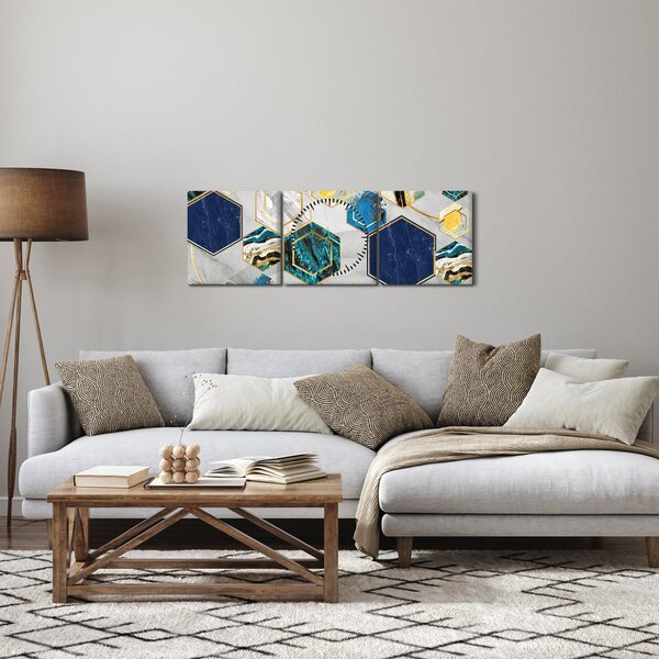 Kép - Márvány kompozíció (órával) (90x30 cm)