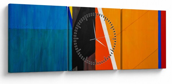 Kép - Geometria (órával) (90x30 cm)