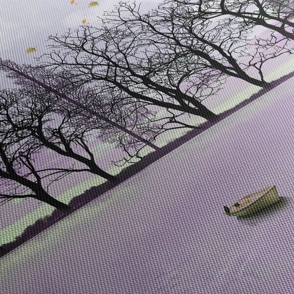 Kép - Bárkák a tavon (120x50 cm)