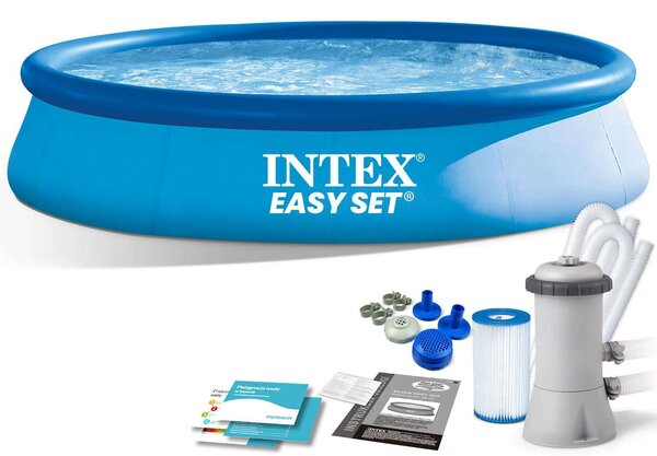 Intex 396x84cm EasySet felfújható Medence vízforgatóval (28142NP)