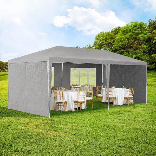 Juskys Párty sátor 3x6 m - sötétszürke