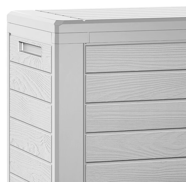 Deuba Woody 280 L tárolódoboz - szürke