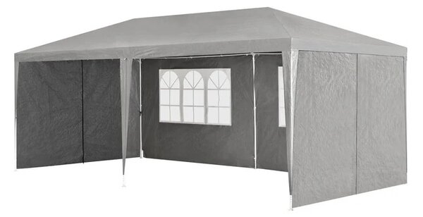Juskys Párty sátor 3x6 m - sötétszürke