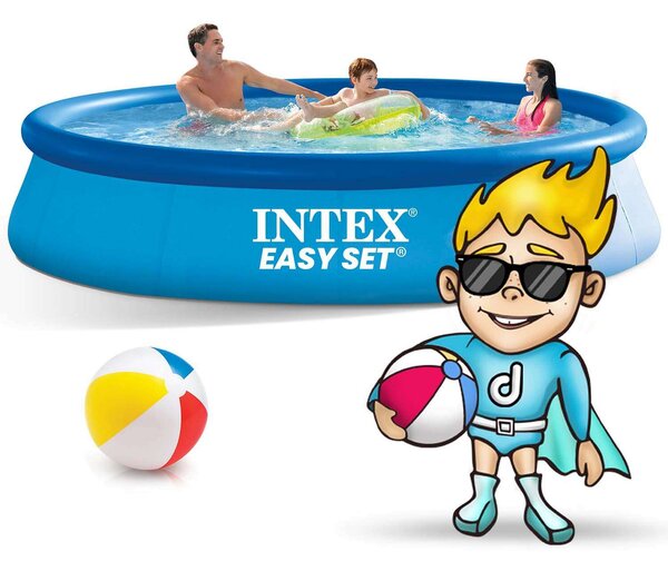 Intex 396x84cm EasySet felfújható Medence vízforgatóval (28142NP)