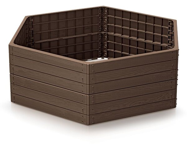 Magaságyás Prosperplast BASE WOODY barna 148 cm