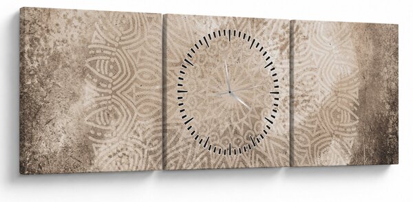 Kép - Mandala (órával) (90x30 cm)