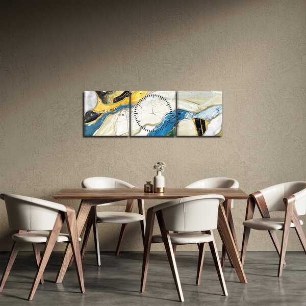 Kép - Színes márvány (órával) (90x30 cm)
