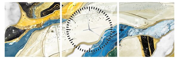 Kép - Színes márvány (órával) (90x30 cm)