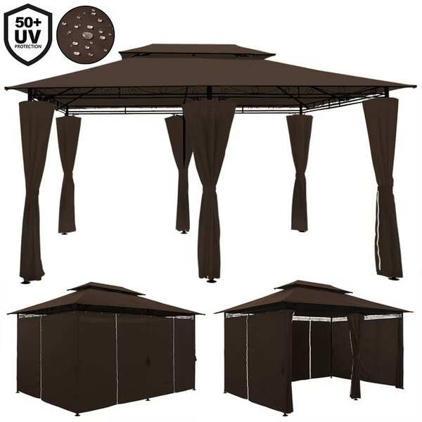 Deuba Topas kerti pavilon 4x3 m - barna