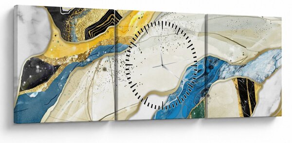Kép - Színes márvány (órával) (90x30 cm)