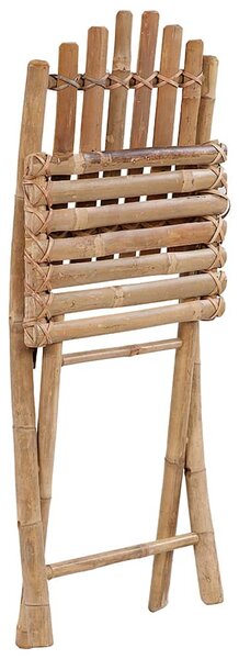 Összecsukható szék 2 db párnával bambuszból