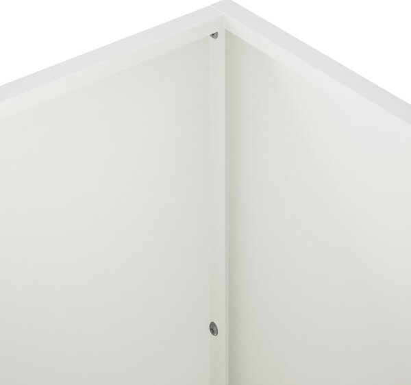 Kerti cserép Fehér 80 x 40 x 40 cm Hidegen hengerelt acél