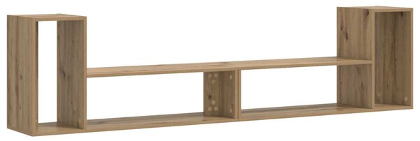 TV szekrény 100 x 30 x 50 cm Kézműves Tölgy Szerelt Fa