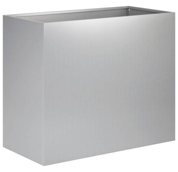 Kerti cserép 2 db Ezüst 60 x 30 x 40 cm Horganyzott Acél