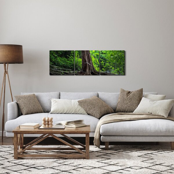 Kép - Öreg fa gyökere (órával) (90x30 cm)