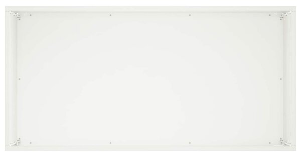 Kerti cserép 2 db Fehér 60 x 30 x 40 cm Hidegen hengerelt acél