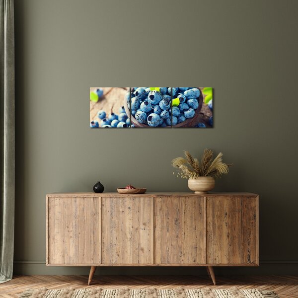 Kép - Áfonya (órával) (90x30 cm)