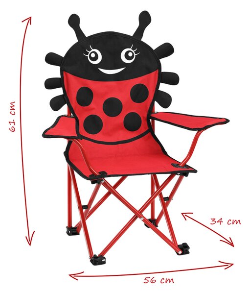 Deuba Gyerek összecsukható szék Beetle - 2 darabos készlet