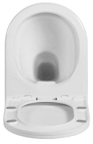 Erga Astrid, fali WC-csésze 510x360x360 mm, perem nélküli + lágyan záródó WC-ülőke, fehér, ERG-V03-ASTRID-RIM-WH