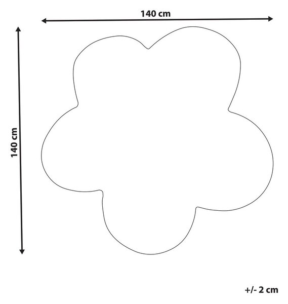 Szőnyeg KOKKINI Lila ø 140 cm Gyapjú