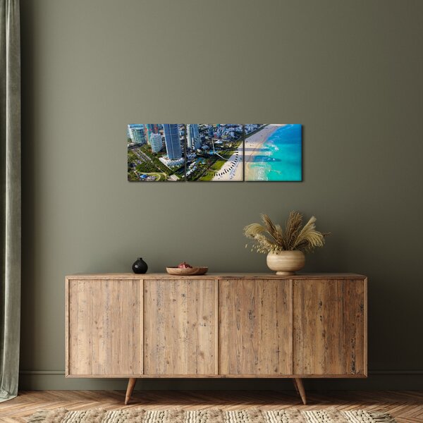 Kép - Miami, Florida (órával) (90x30 cm)